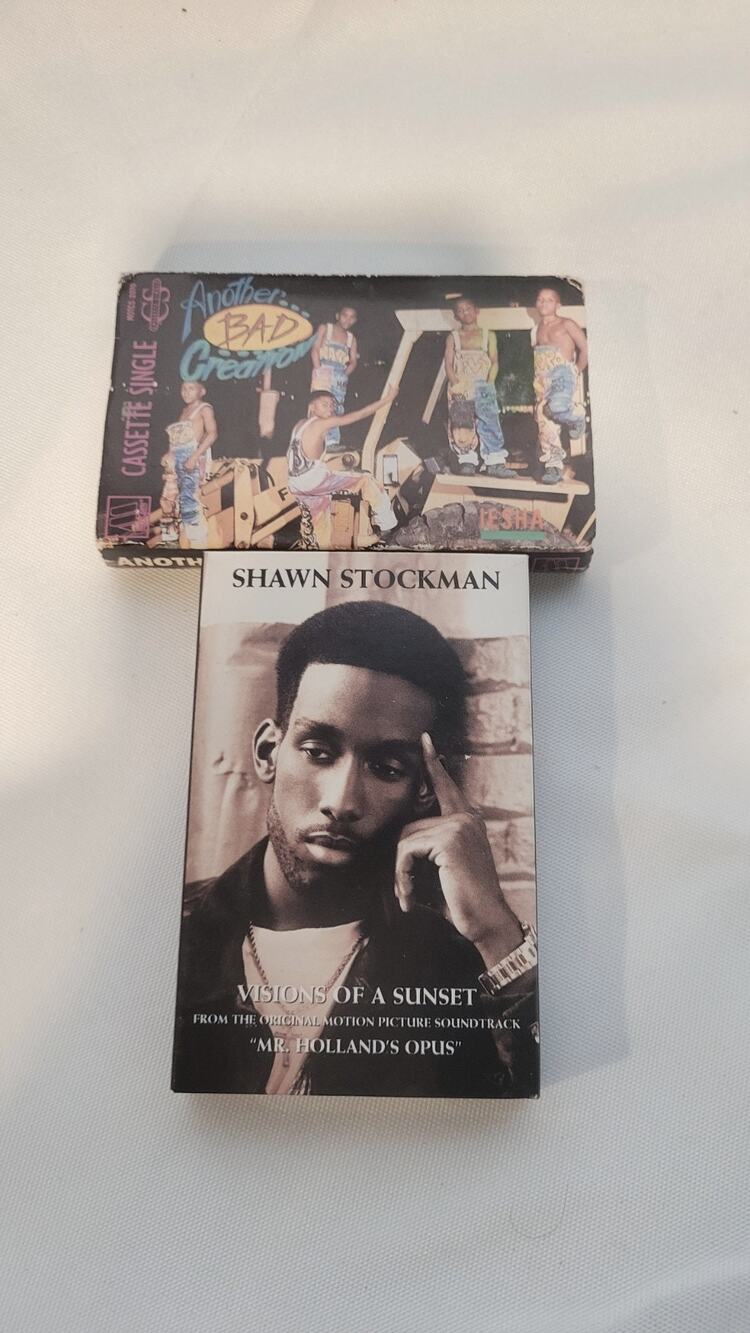 Another Bad Creation Cassette Single + Shawn Stockman Visions of a Sunset R&B...